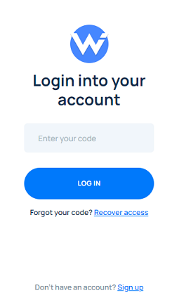 login into