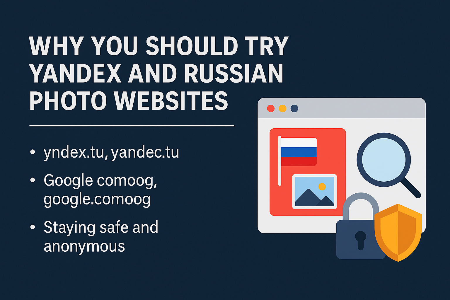 Why use Yandex & Russian photo websites for unique content